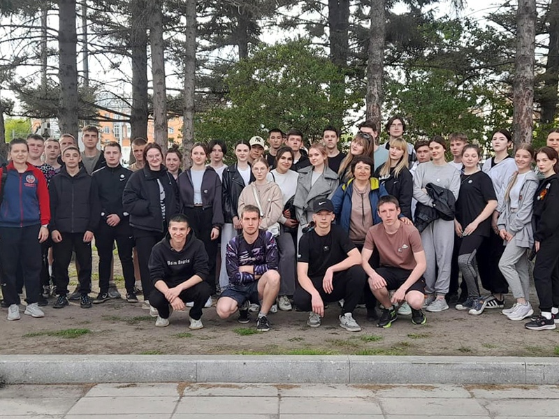 Студенты Рубцовского института – участники легкоатлетического пробега «Кольцо Победы»