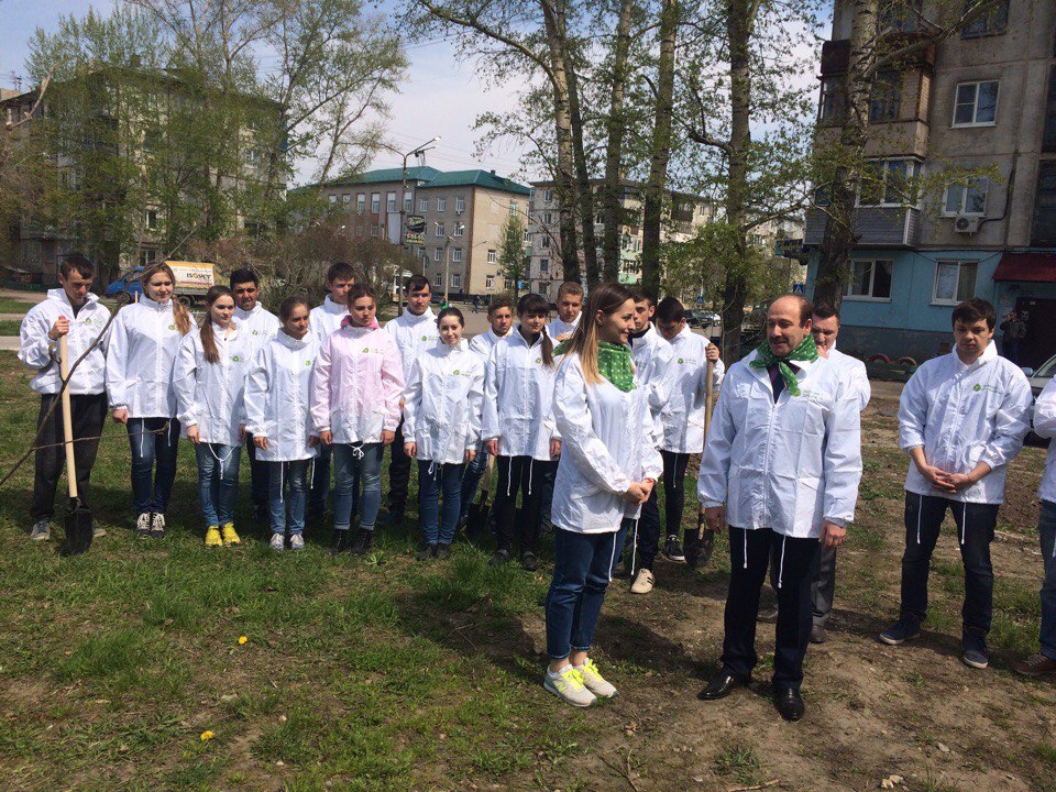 Студенты Рубцовского института (филиала) АлтГУ в «зелёной дружине» 