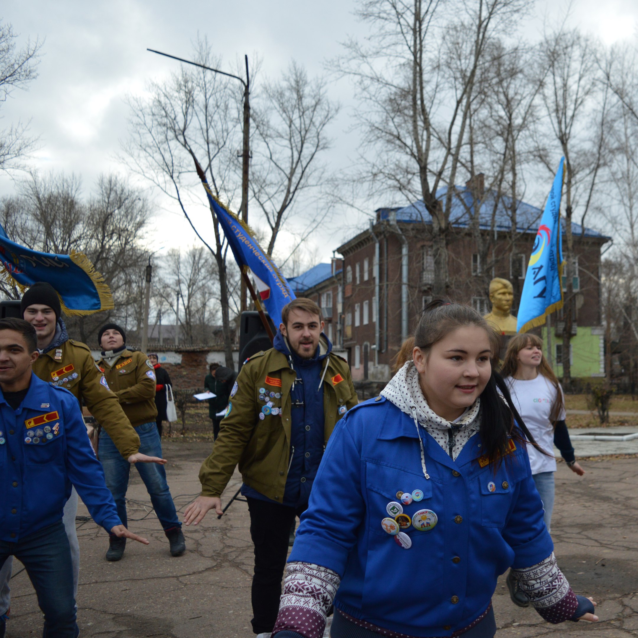 Студенты Рубцовского института (филиала) АлтГУ на торжественном мероприятии «Комсомол - моя судьба»