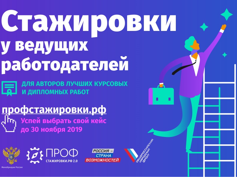 "Профстажировки 2.0" - уникальный всероссийский проект для студентов, вузов и работодателей 