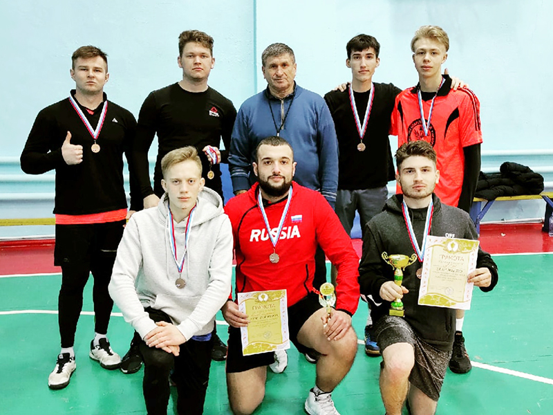 Мужская сборная АГУ – призер Чемпионата города по волейболу