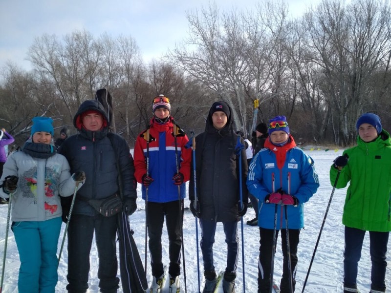 Лыжники Рубцовского института (филиала) АлтГУ на открытии зимнего спортивного сезона