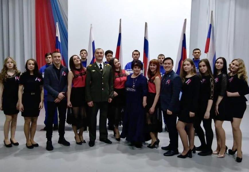 Студенты института приняли участие в городском патриотическом концерте ко Дню защитника Отечества