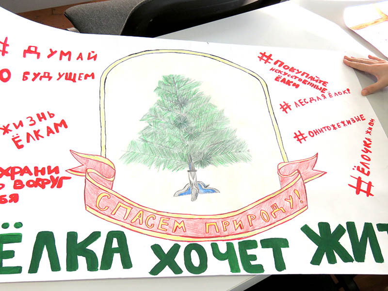 Дебаты в рамках всероссийского квеста «Лесомания» в Институте: ёлки против ёлок