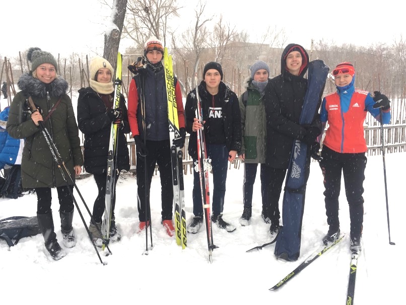 Студенты Института приняли участие в лыжной гонке, приуроченной к открытию "Трассы здоровья"