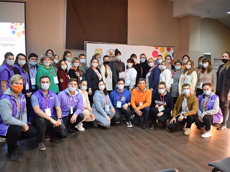 Студенты Рубцовского института - участники марафона "ДоброСтарты" 