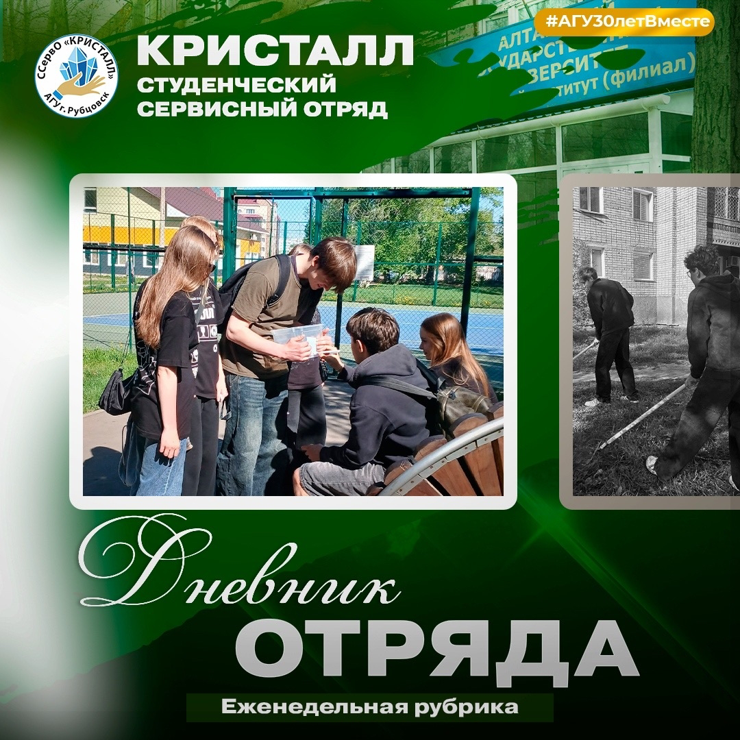 Итоги: энергия, чистота и добрые сердца #ДневникОтряда и ССО «Кристалл»